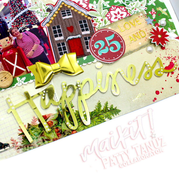 Love and Happines- Christmas layout!