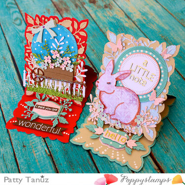 Beautiful cards with Poppystamps