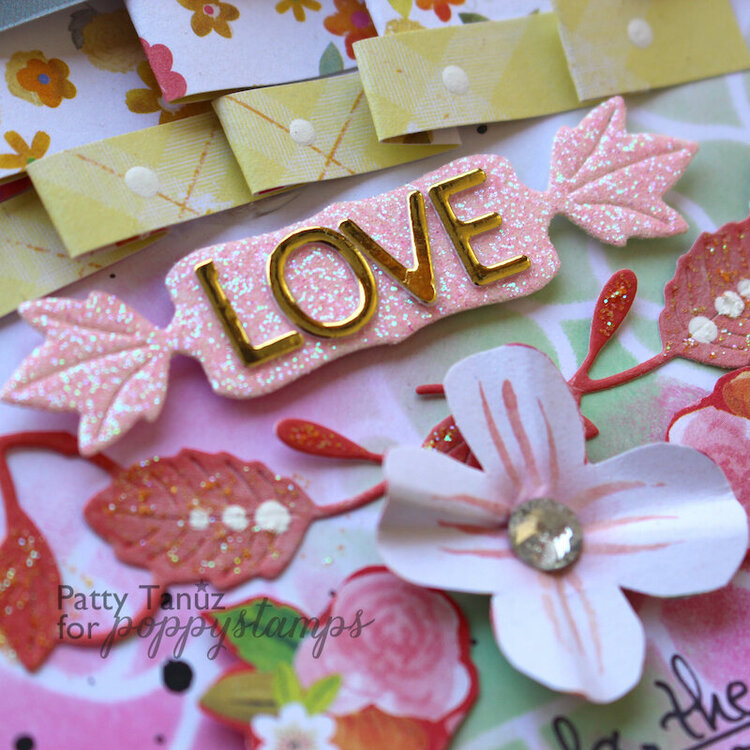 LOVE LAYOUT WITH POPPYSTAMPS