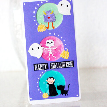 Slim Line Card: Happy Halloween