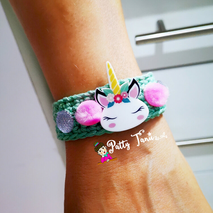 Unicorn Crochet Bracelet!!!