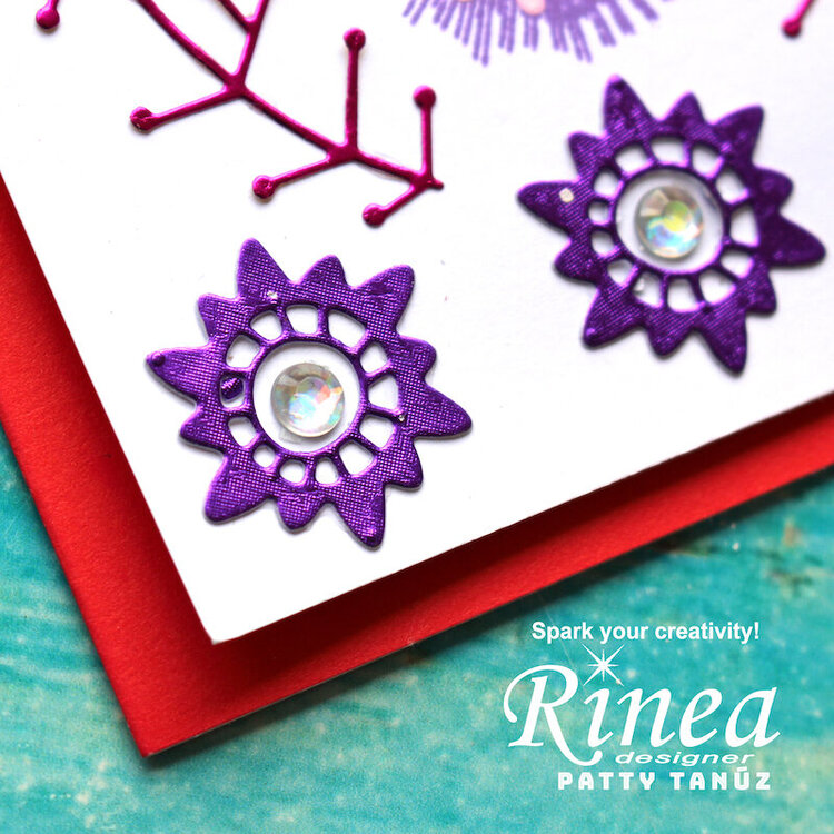 happy Birthday card with Rinea Foils!!!!