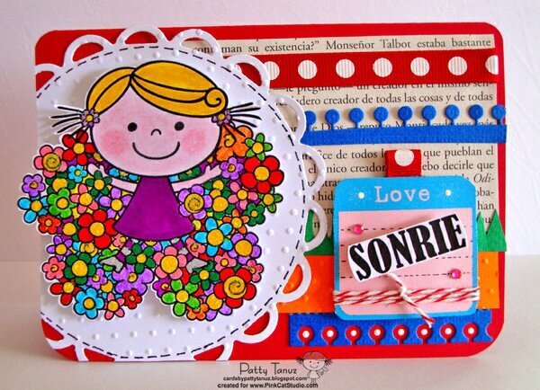 LOVE SONRIE... DT PINK CAT STUDIO