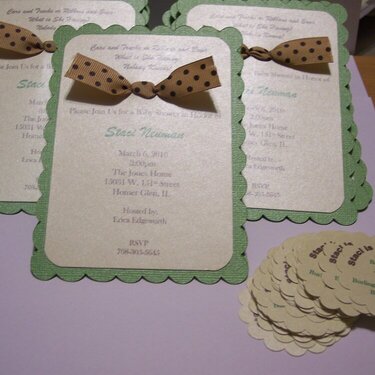 Nuetral Baby Shower Invitations