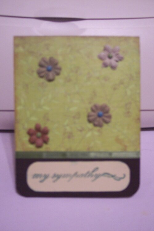 Sympathy card