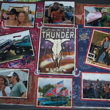 Country Thunder 2004-Canvas wall art