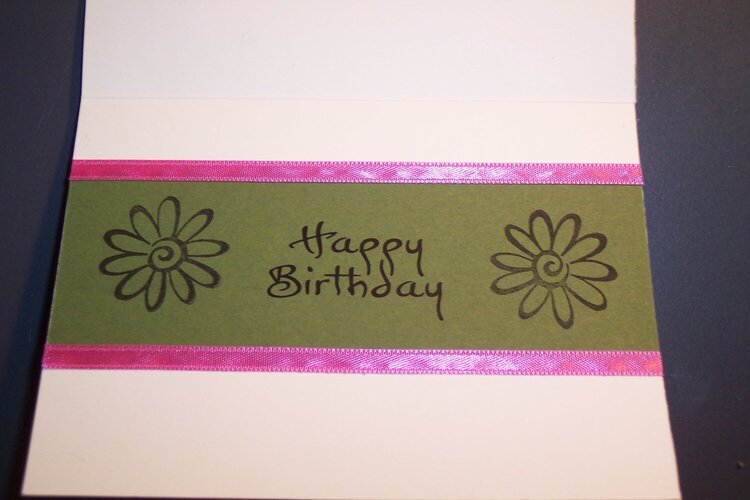 Inside Bday card