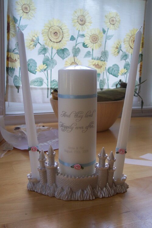 Unity candle- After