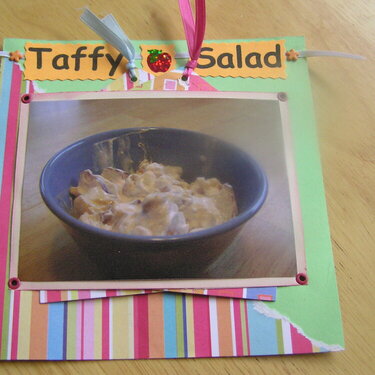 Taffy Apple Salad recipie LO (6x6)