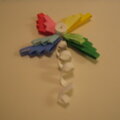 Quilled Combed pinwheel