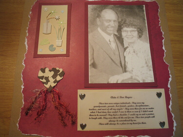 In rememberance of my Grandparents