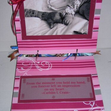 Daddy&#039;s Little Girl Mini Book Pages 1 &amp; 2