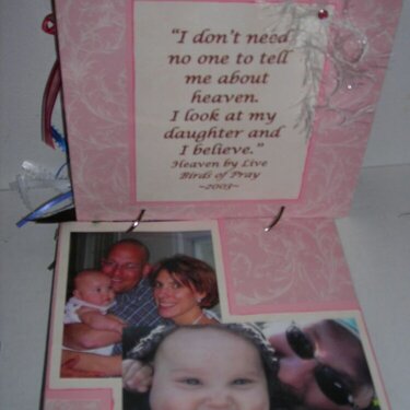 Daddy&#039;s Little Girl Mini Book Pages 19 &amp;20