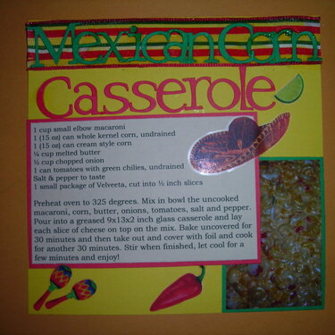 Mexican Corn Casserole