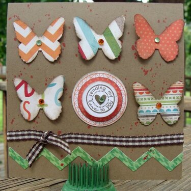 Butterfly card-August Nook kit