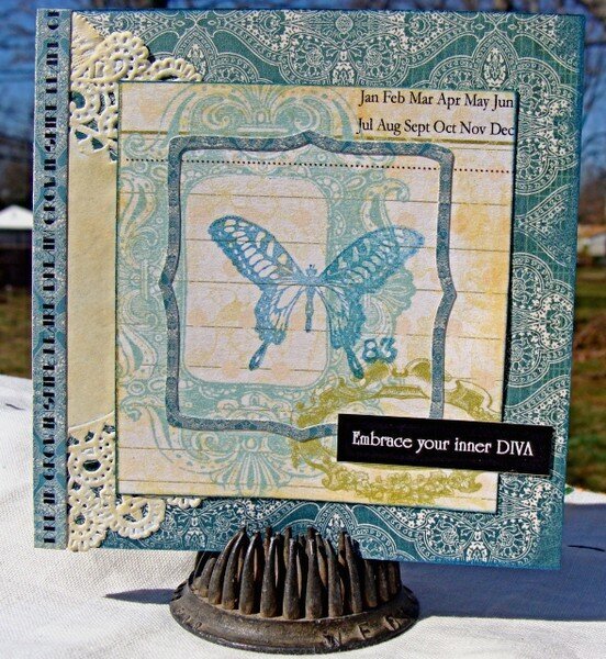 One stamp/ 3 ways~ Webster&#039;s Pages