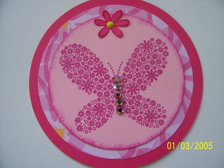 Butterfly Circle Card