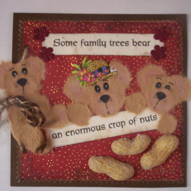 Some family trees bear an enormus crop of nuts