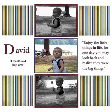 David at the lake  - July 2006
