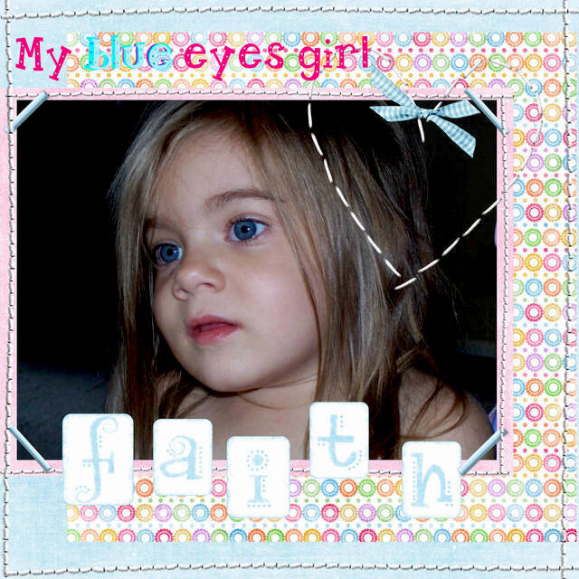 My blue eyes girl