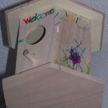 Bird house made by the Hummels