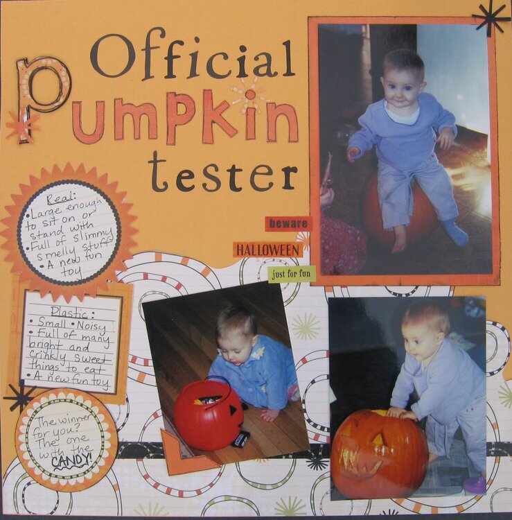 Official Pumpkin tester left side
