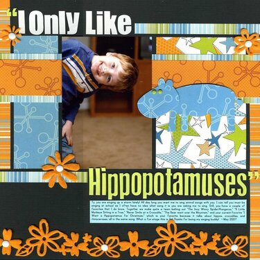 I Only Like Hippopotamuses