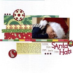 Little Boys Just Don't Like Santa Hats