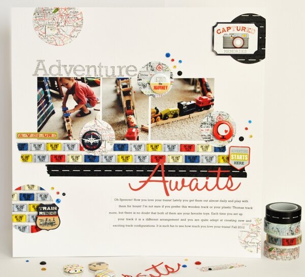 Adventure Awaits *Queen &amp; Co Travel Washi Tapes*