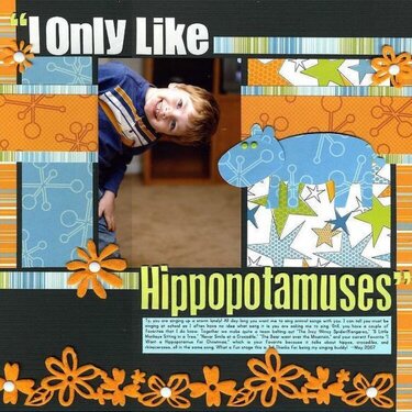 I only like Hippopotamuses