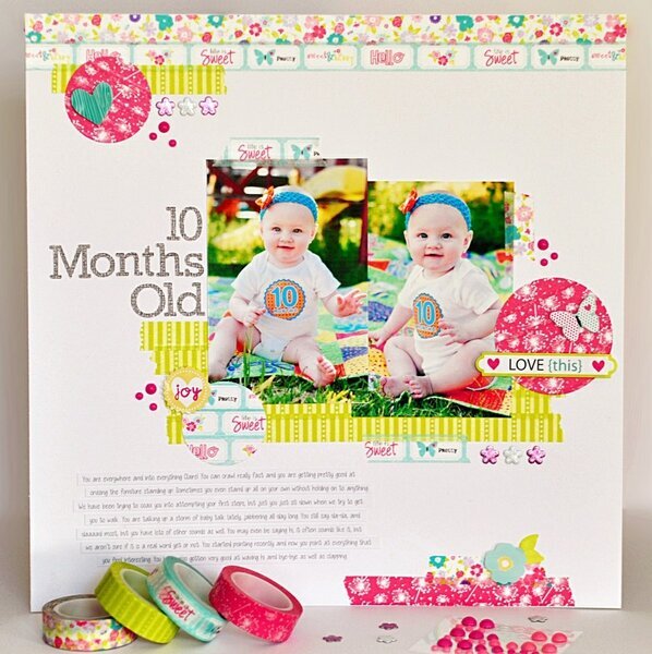 10 Months *New Queen &amp; Co Darling Diva Washi Tape*