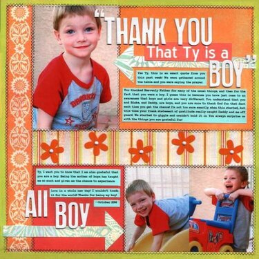 Thank You Ty is a Boy!