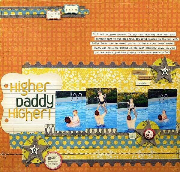 Higher Daddy, Higher! My Scrapbook Nook Sept Kit