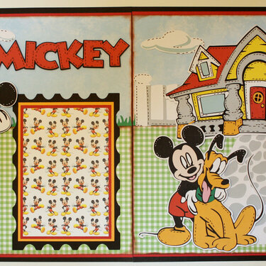 Disney Complete Album: Mickey Mouse Double 12&quot;x12&quot; Layout
