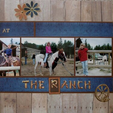 Riding at the Ranch - right side