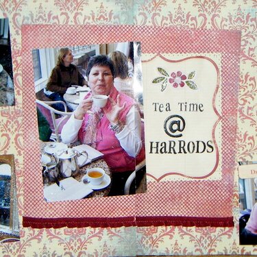 TeaTime at Harrods - 2 page view