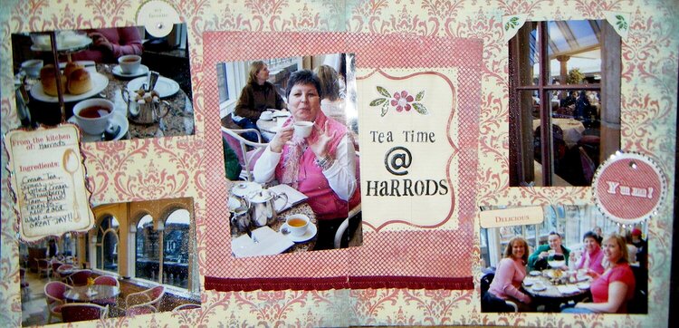 TeaTime at Harrods - 2 page view