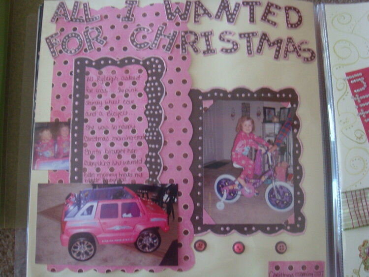 ALL RYLEIGH WANTED FOR CHRISTMAS