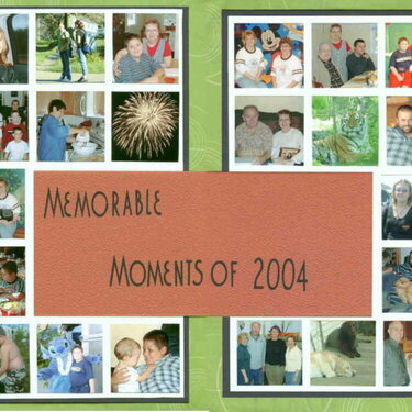 Memorable moments