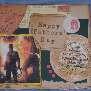 Indiana Jones Father&#039;s Day Card (outside)