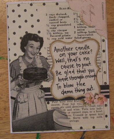 Birthday card for my grandmother