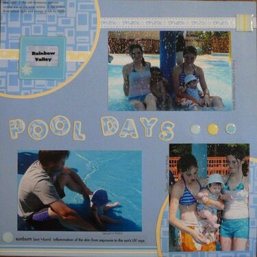 Pool Days, Page I