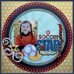 Our Soccer Star *Pink Paislee Starlight*