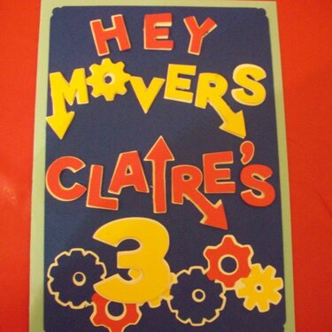 Imagination Mover&#039;s Bday Card