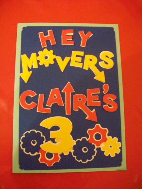 Imagination Mover&#039;s Bday Card