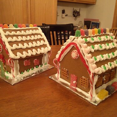 Both Gingerbread Houses