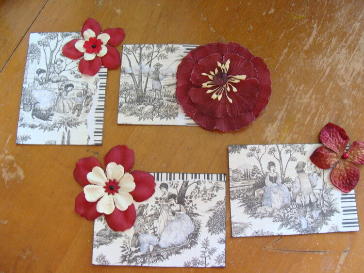 flocked ATC&#039;s for Fun with swap
