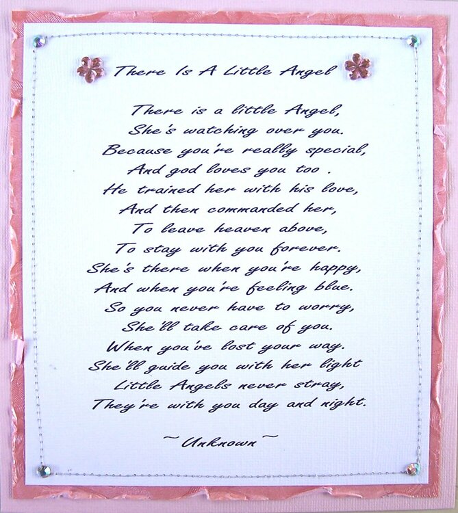 Little Angel Poem
