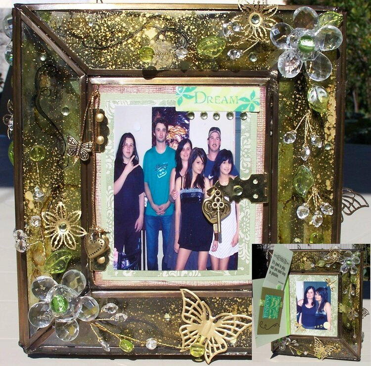 Triagular  Glass Photo Frame  3