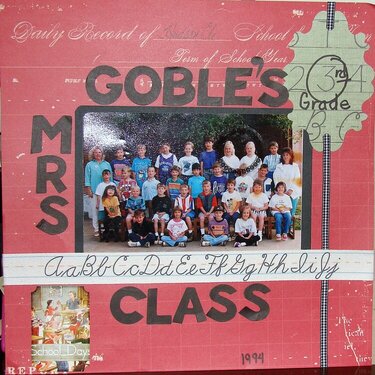 Mrs. Goble&#039;s 3rd Grade Class
